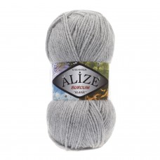 ALIZE BURCUM 21 СЕРЫЙ МЕЛАНЖ