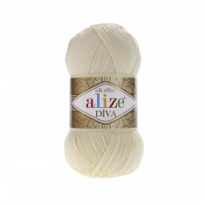 ALIZE DIVA 01 молочный