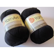 YARNART BEGONIA 999 черный