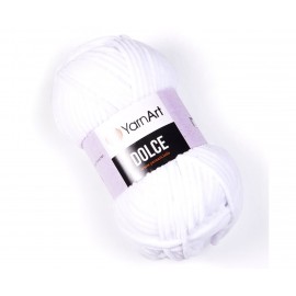 YARNART DOLCE 741 белый