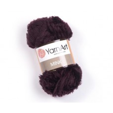 YARNART MINK 342 темный шоколад