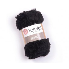 YARNART MINK 346 черный